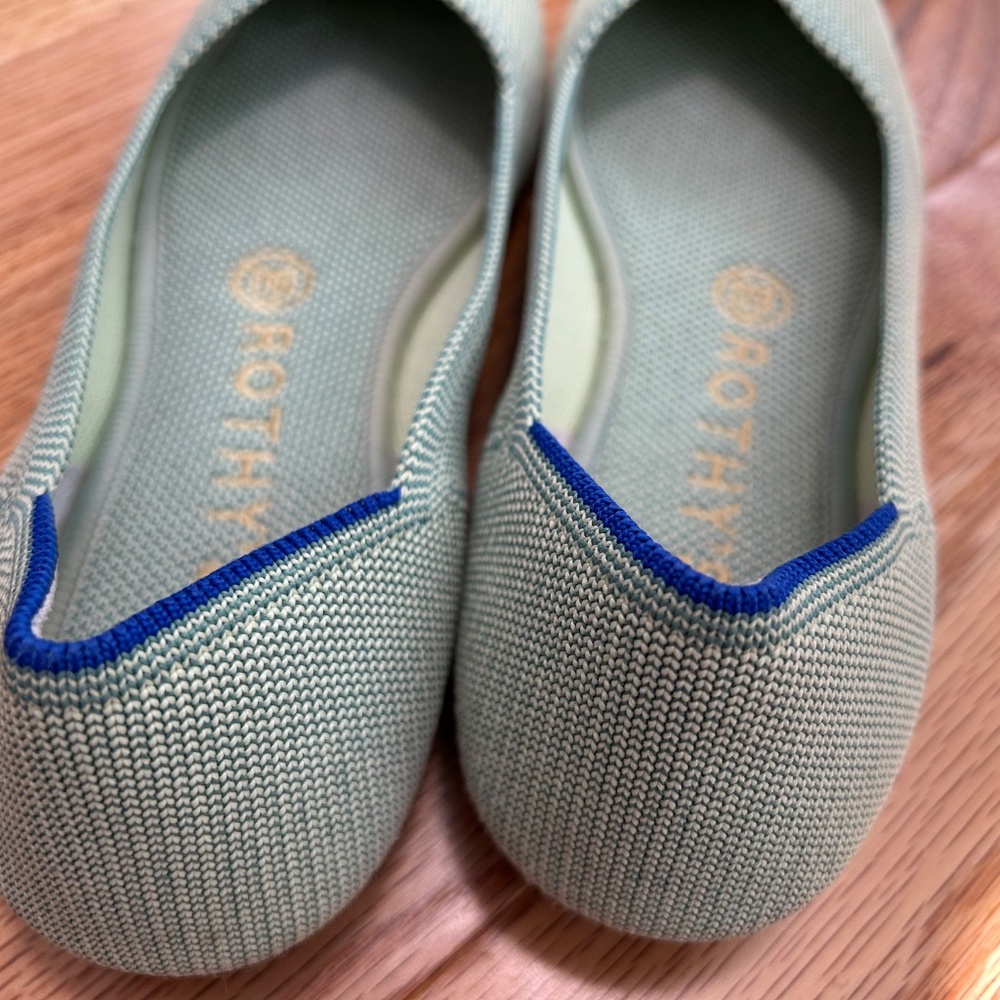 Rothy's Sage Green Knit Flats - Picture 6 of 16